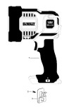 DeWalt DCL043 Spotlight TYPE 2 Spare Parts